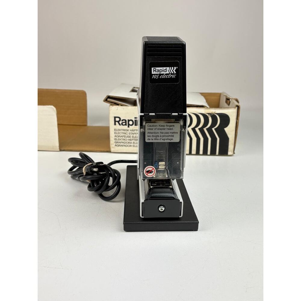 Isaberg Rapid A105 Industrial Heavy Duty Electric Stapler w/ Original Box Tested